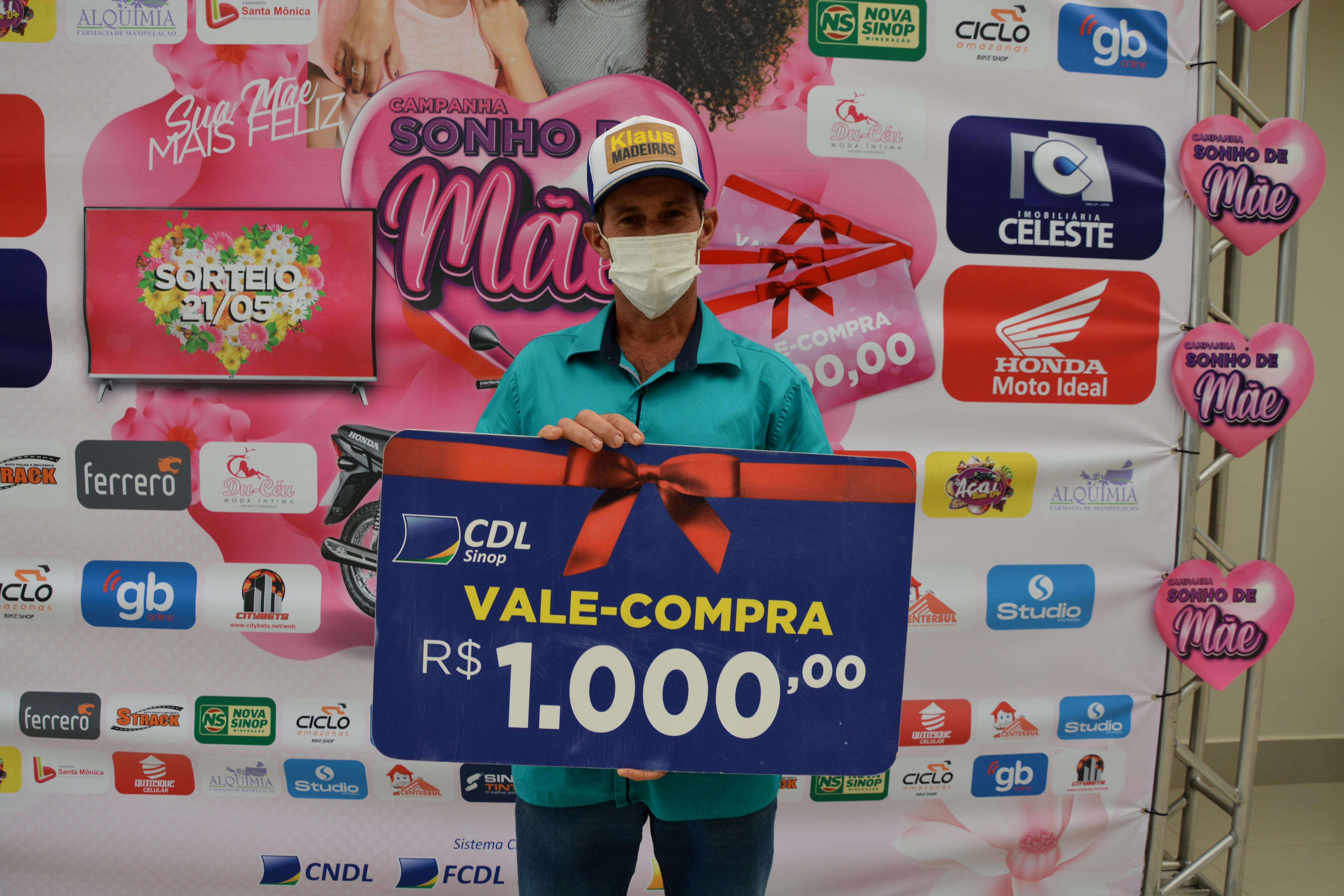 Ganhadores premio dia das mães